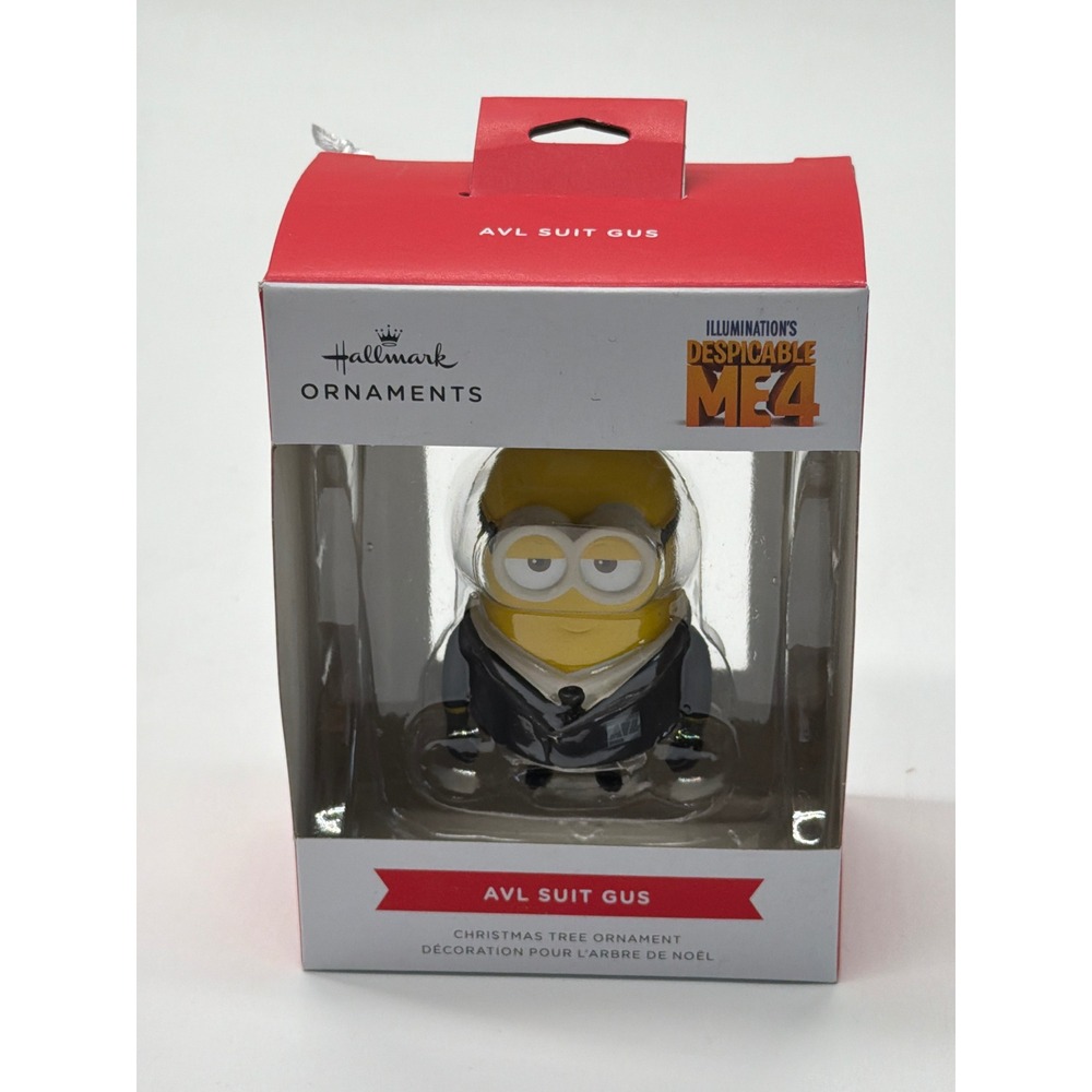 Hallmark Despicable Me‎ 4 AVL Suit Gus Minion Christmas Tree Ornament NEW
